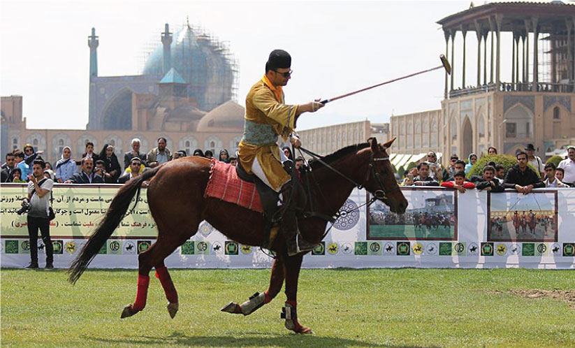 Polo Festival During Nowruz in Naqsh e Jahan Square