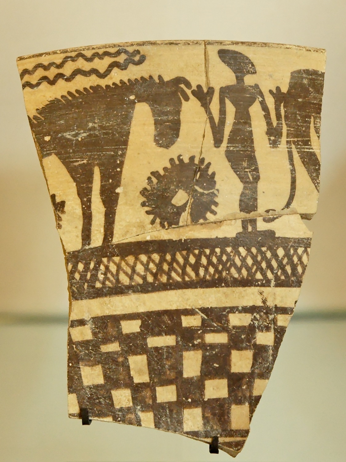 Fragment Tepe Sialk III Louvre AO17865